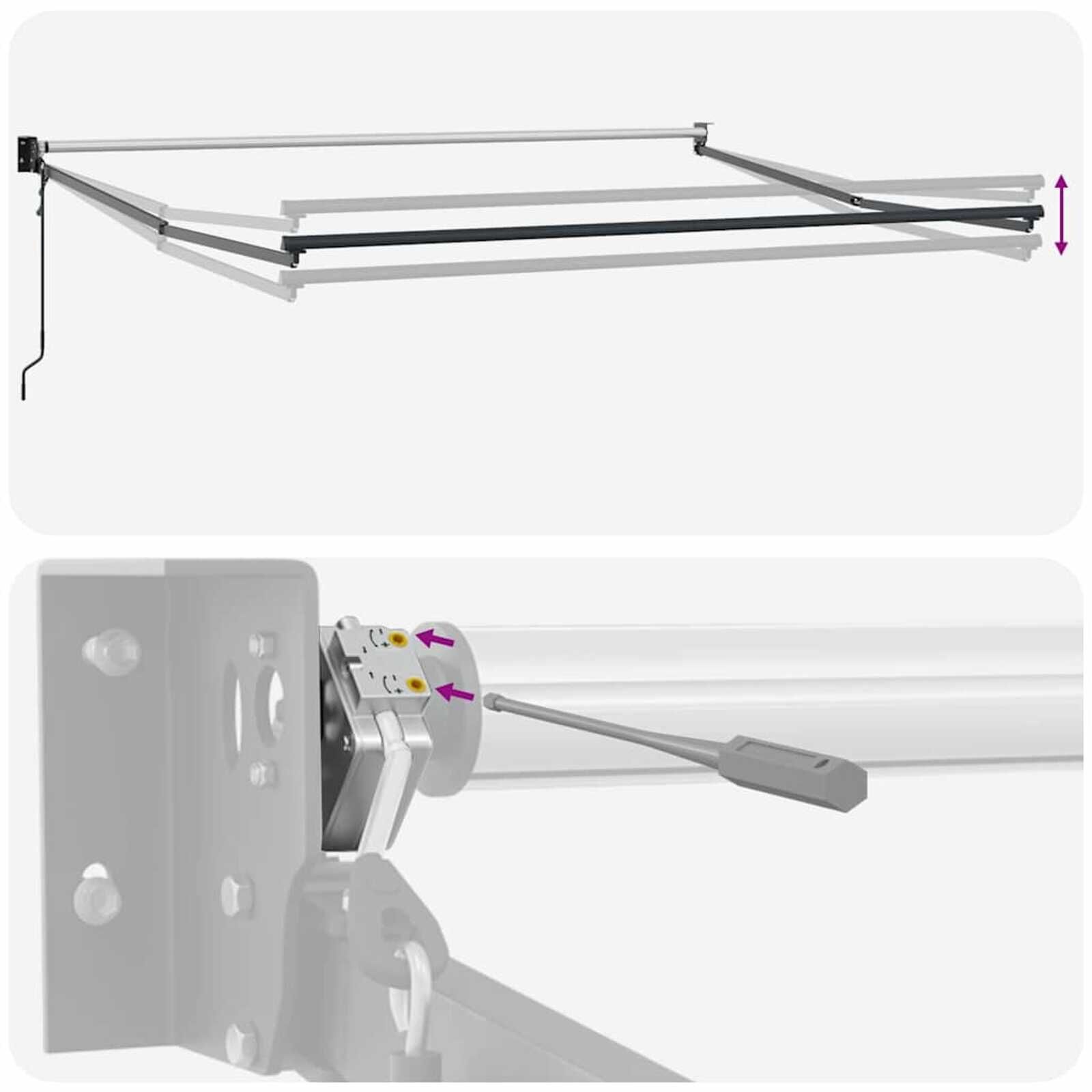 Markies Antraciet 3,5 x 2,5m | Metaal - 62% Korting!