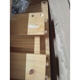 vidaXL Dressoir SAUDA (114x43x75,5 cm) - Massief Grenenhout (Eikenkleurig) - 59% Korting!