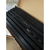 vidaXL Tuinschommelbank | Massief Vurenhout Zwart | -55%