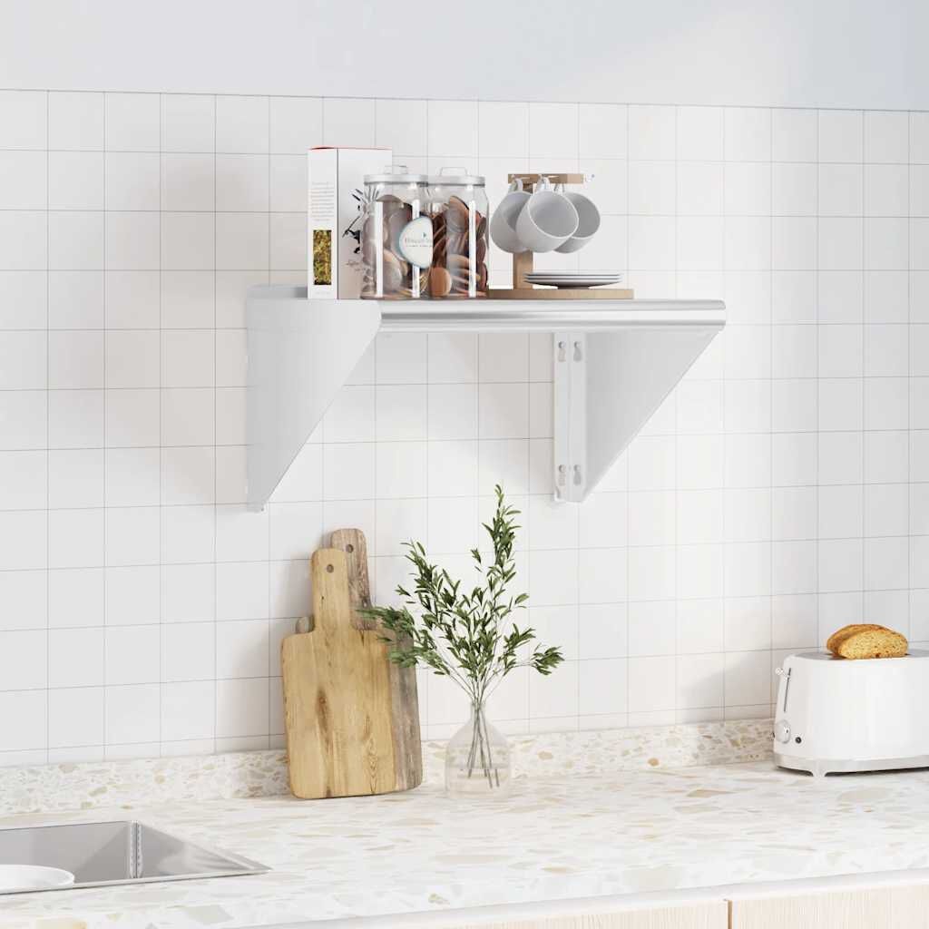 vidaXL Wandschap RVS - 50x45x31 cm - 64% korting!