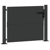 VidaXL Tuinpoort Zwart 105x100cm - 55% Korting! (Geretourneerd)