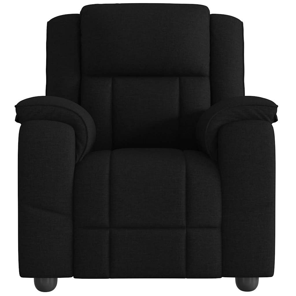 vidaXL Fauteuil Verstelbaar Stof Zwart - 55% Korting