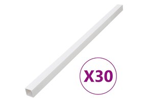 vidaXL Kabelgoot 100x60mm (30m) PVC - 60% Korting!