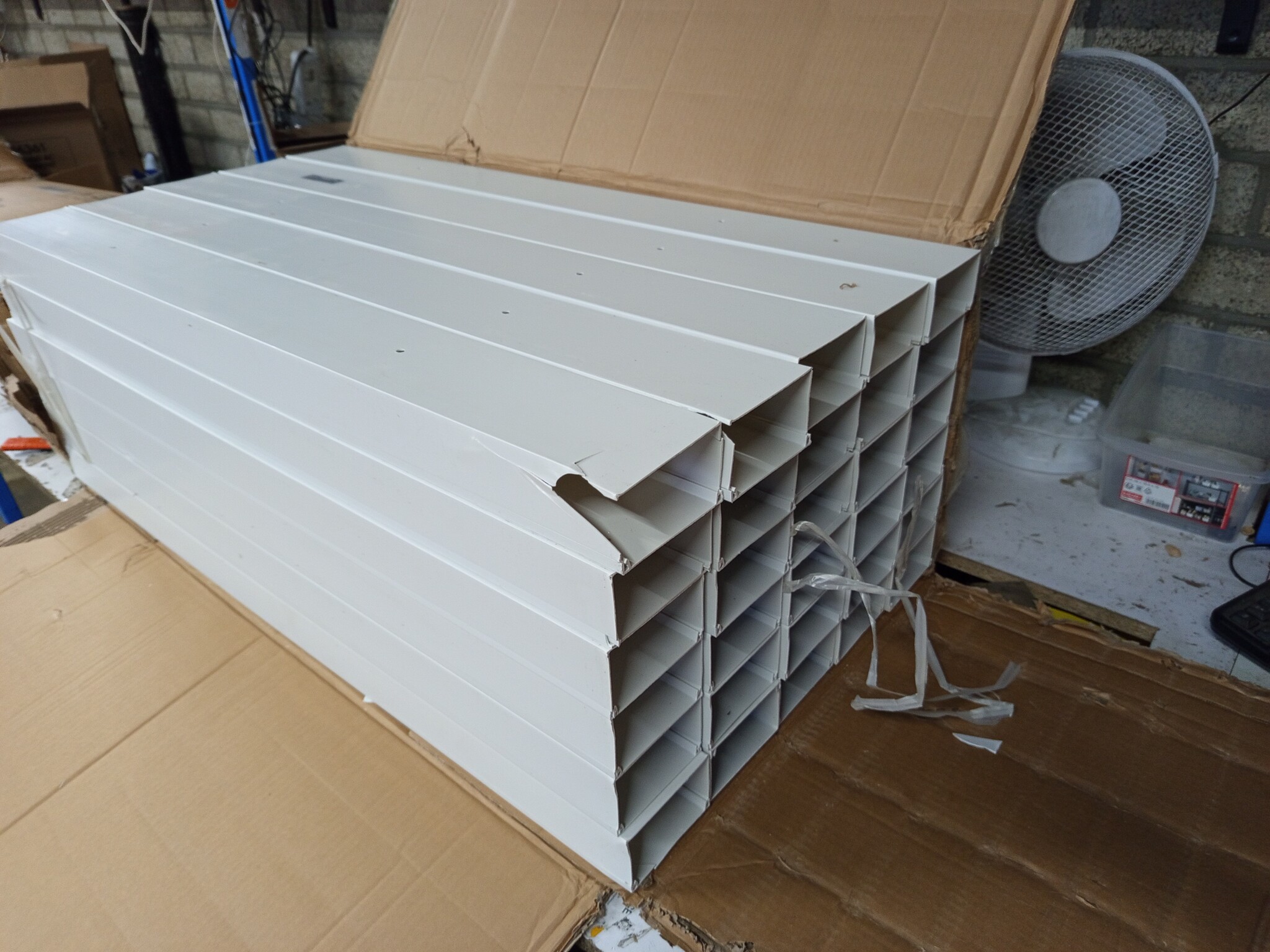 vidaXL Kabelgoot 100x60mm (30m) PVC - 60% Korting!