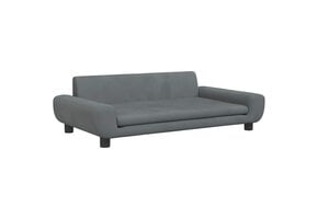 vidaXL Hondenmand Fluweel Donkergrijs - 35% Korting!