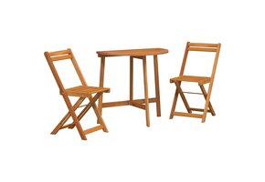 vidaXL Bistroset Acaciahout - 35% Korting - Bruin