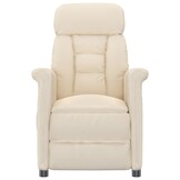 VidaXL Massagestoel Microvezelstof Beige - 35% Korting