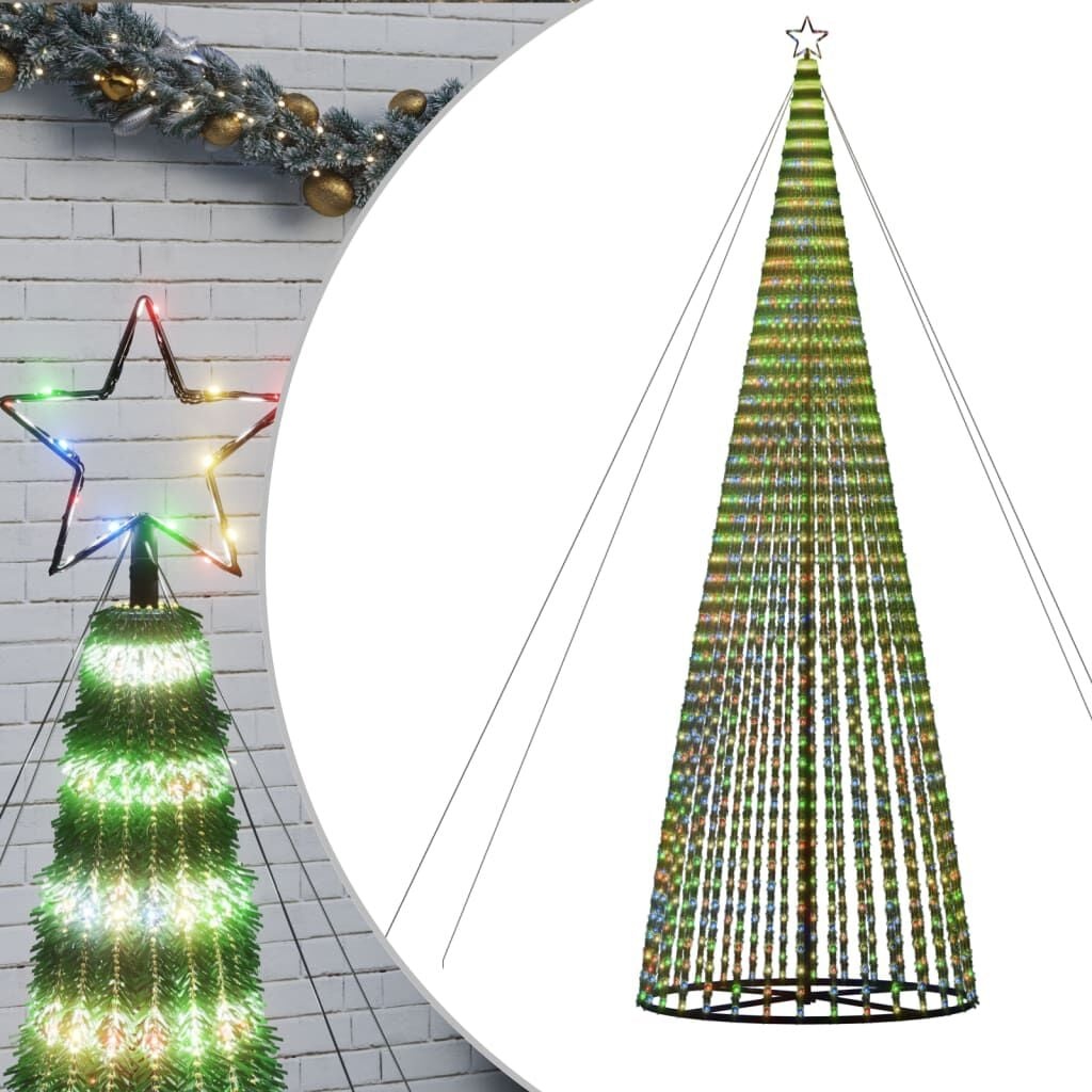 vidaXL Kerstboom LED Kleurrijk 500 cm (35% Korting!)
