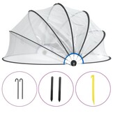 vidaXL Zwembadoverkapping rond (467x234 cm) - 79% Korting