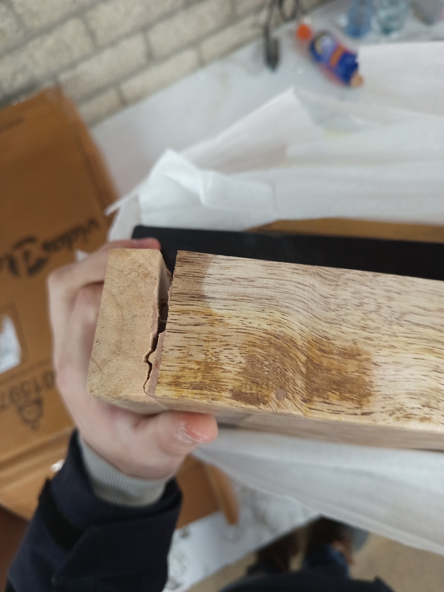 VidaXL Opbergkisten Massief Mangohout Bruin - 60% Korting