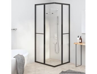 vidaXL Douchecabine Zwart 80x70x180 cm - 30% Korting!