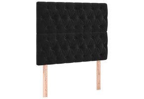 vidaXL Hoofdborden 2 st fluweel zwart - Nu 35% Korting!