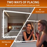 Geretourneerde Hasipu LED Make-up Spiegel (70x50cm) - 30% Korting