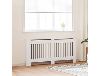 vidaXL Radiatorombouw MDF Wit - 30% Korting