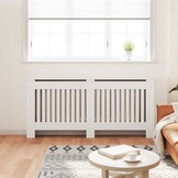 vidaXL Radiatorombouw MDF Wit - 30% Korting