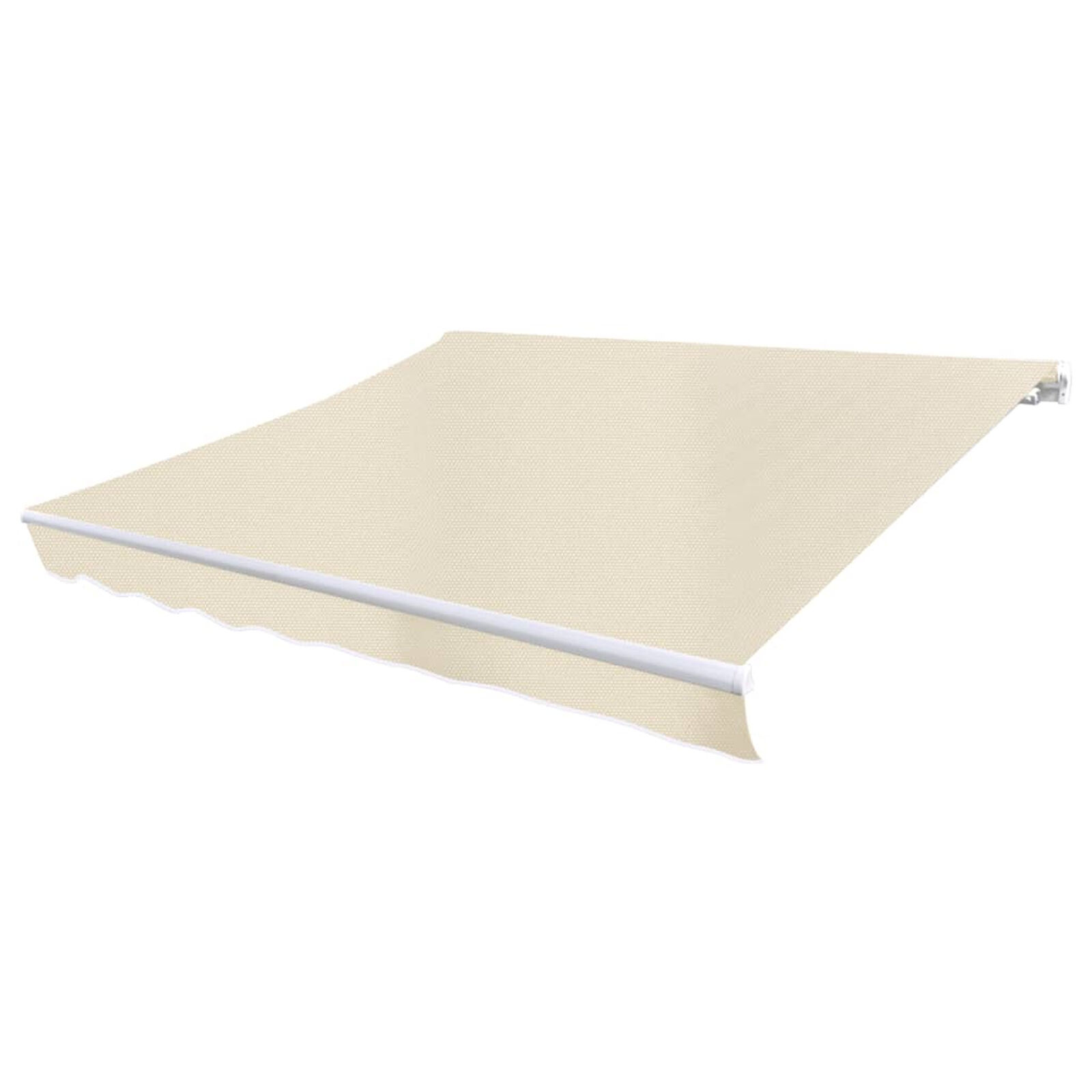 vidaXL Luifeldoek Canvas Crème 4x3m - 30% Korting