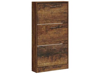 VidaXL Schoenenkast Gerookt Eiken - 60% Korting!
