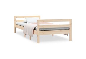 vidaXL Grenenhouten Bedframe 75x190 cm - 35% Korting!