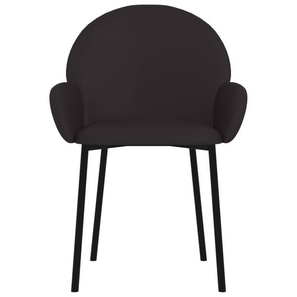 vidaXL Eetkamerstoelen Kunstleer Zwart (2 st.) - 71% Korting!