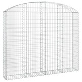 vidaXL Schanskorf Gewelfd - 200x30x160/180 cm - Gegalvaniseerd IJzer - 53% Korting!