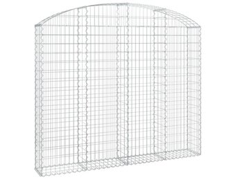 vidaXL Schanskorf Gewelfd - 200x30x160/180 cm - Gegalvaniseerd IJzer - 53% Korting!