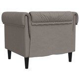 vidaXL Fauteuil Chesterfield taupe - Nu 35% Korting!