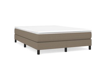 vidaXL Bedframe Taupe 140x200cm - Nu met 35% korting!