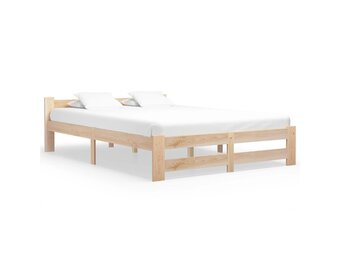 vidaXL Bedframe Grenenhout 140x200 - 60% Korting!