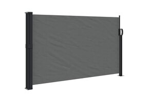 vidaXL Windscherm uittrekbaar 117x300 cm antracietkleurig