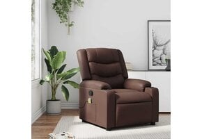 vidaXL Massagestoel Kunstleer Bruin - 30% Korting