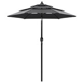 vidaXL Parasol Antraciet 2m - 76% Korting | Retourproduct
