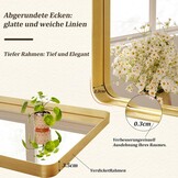 Koonmi Wandspiegel Goud - 75x55cm - 35% Korting!