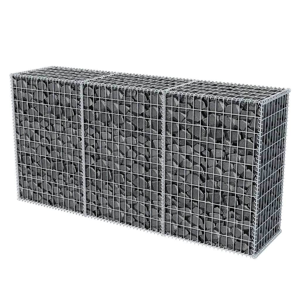 VidaXL Gabion Mand 200x50x100cm Gegalvaniseerd Staal - 35% Korting!