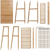 Unho Bamboe Kledingrek met 30% Korting - Ruimtebesparend & Stevig