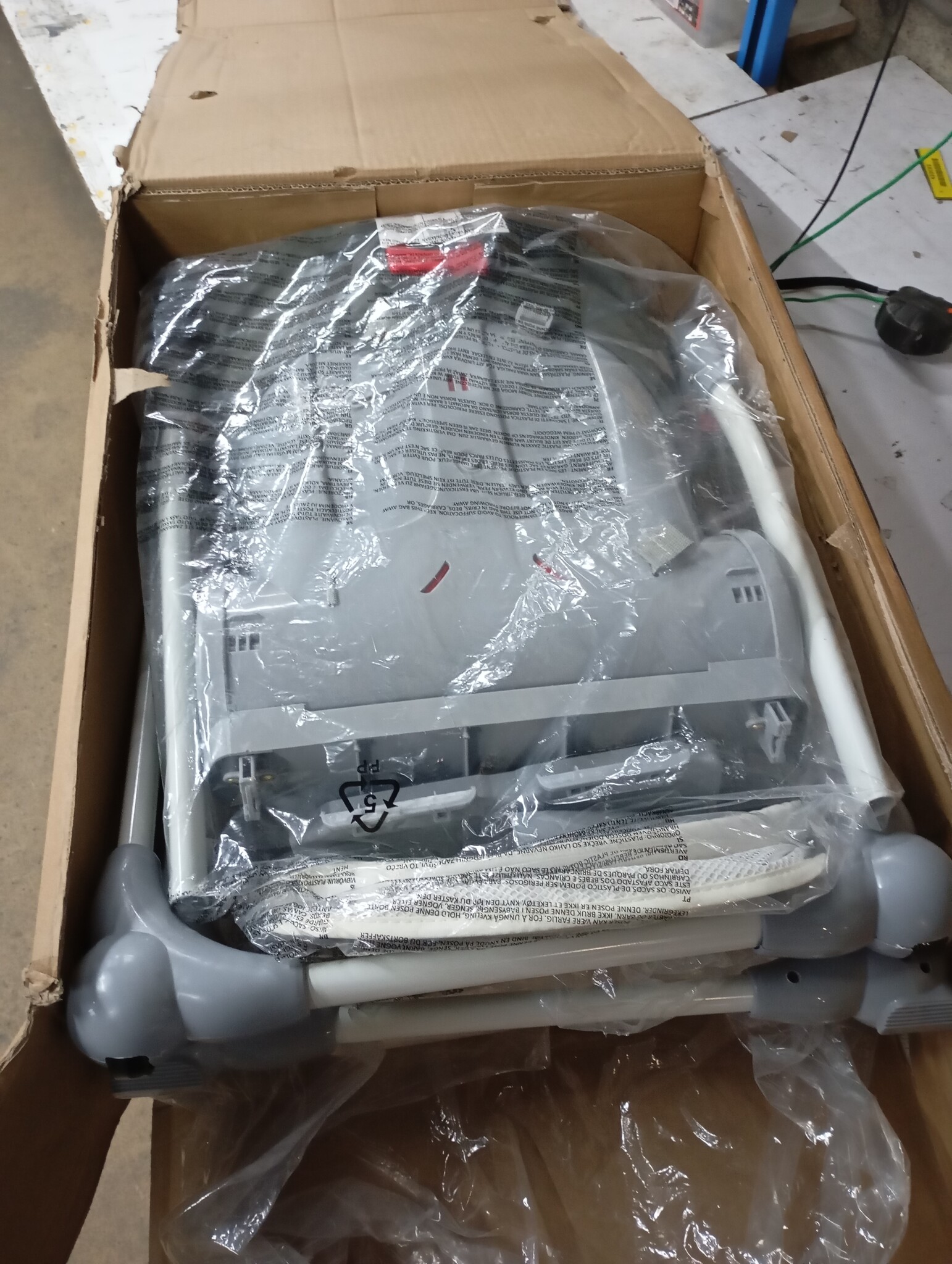 vidaXL Kinderstoel Hoog Grijs - 55% Korting