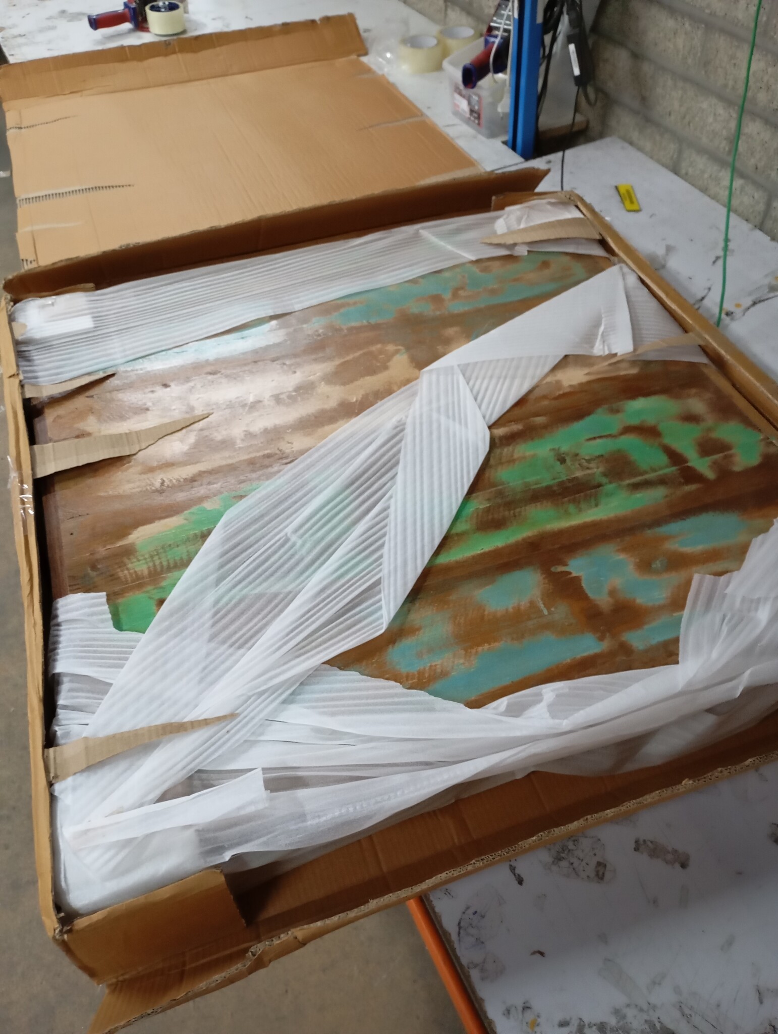 vidaXL Salontafel Vierkant Gerecycled Hout - 55% Korting!