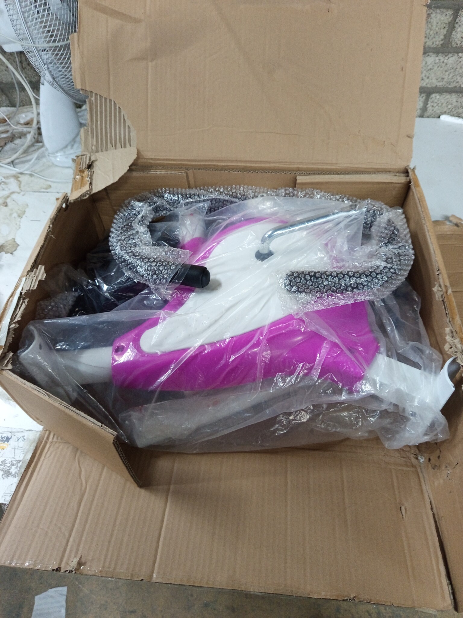 vidaXL Hometrainer met bandweerstand paars - Nu 60% Korting!