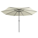 vidaXL Parasol Zandwit 390 cm - 53% Korting!