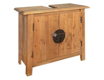 vidaXL Wastafelkast Grenenhout - 70x32x63 cm - 55% Korting!