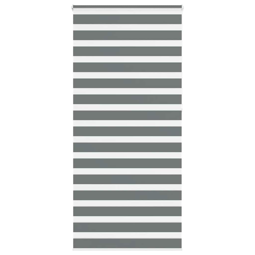 vidaXL Zebra Rolgordijn Donkergrijs - 35% Korting!
