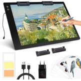 Lichttafel A2 Oplaadbaar - 3 Kleuren & 6 Helderheidsniveaus - 30% Korting!