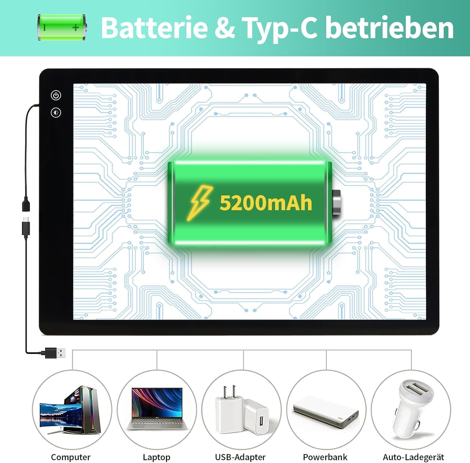 A2 Oplaadbare Lichttafel - 60% Korting!
