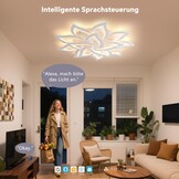 Smart LED Plafondlamp Dimbaar met Afstandsbediening – Ø100cm | 30% Korting