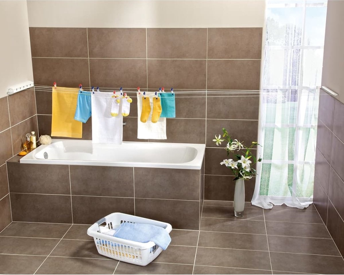 Leifheit Rollfix 210 Longline Wanddroogrek (21m) - 41% Korting!