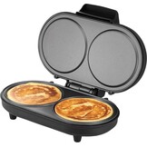 Unold 48165 Dubbele Pancakemaker (Zwart/RVS) - 50% Korting!