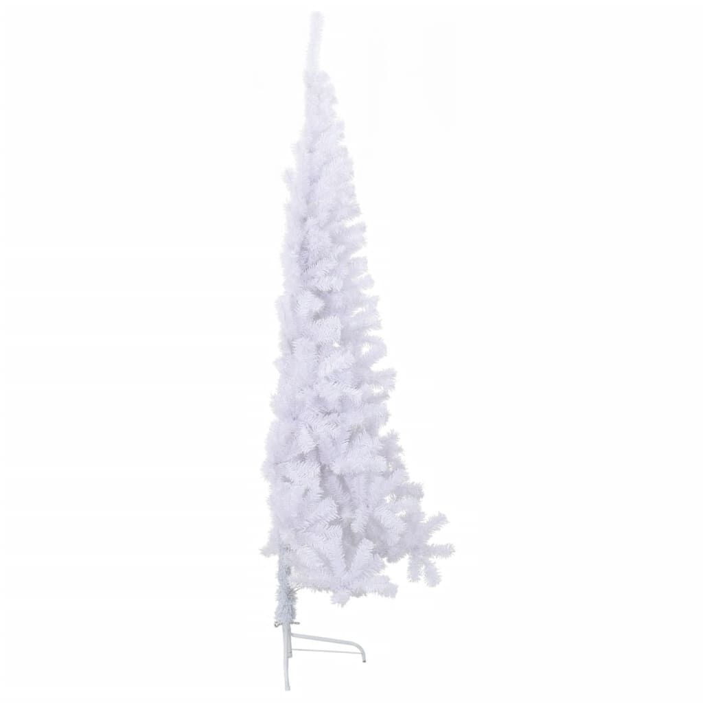 vidaXL Halve Kunstkerstboom 240cm PVC Groen | 42% Korting