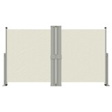vidaXL Uittrekbaar Windscherm (140x1200cm) Crème - 62% Korting!