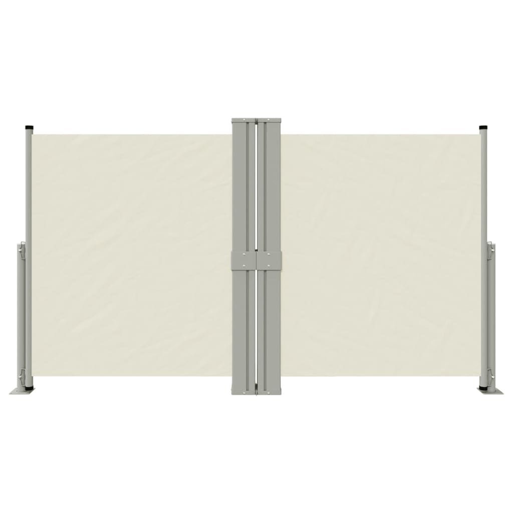 vidaXL Uittrekbaar Windscherm (140x1200cm) Crème - 62% Korting!