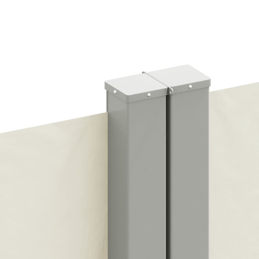 vidaXL Uittrekbaar Windscherm (140x1200cm) Crème - 62% Korting!