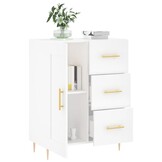 vidaXL Dressoir wit (69,5x34x90 cm) - 53% Korting!